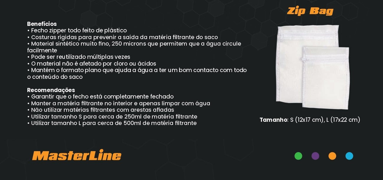 Masterline Zip Bag - Purity