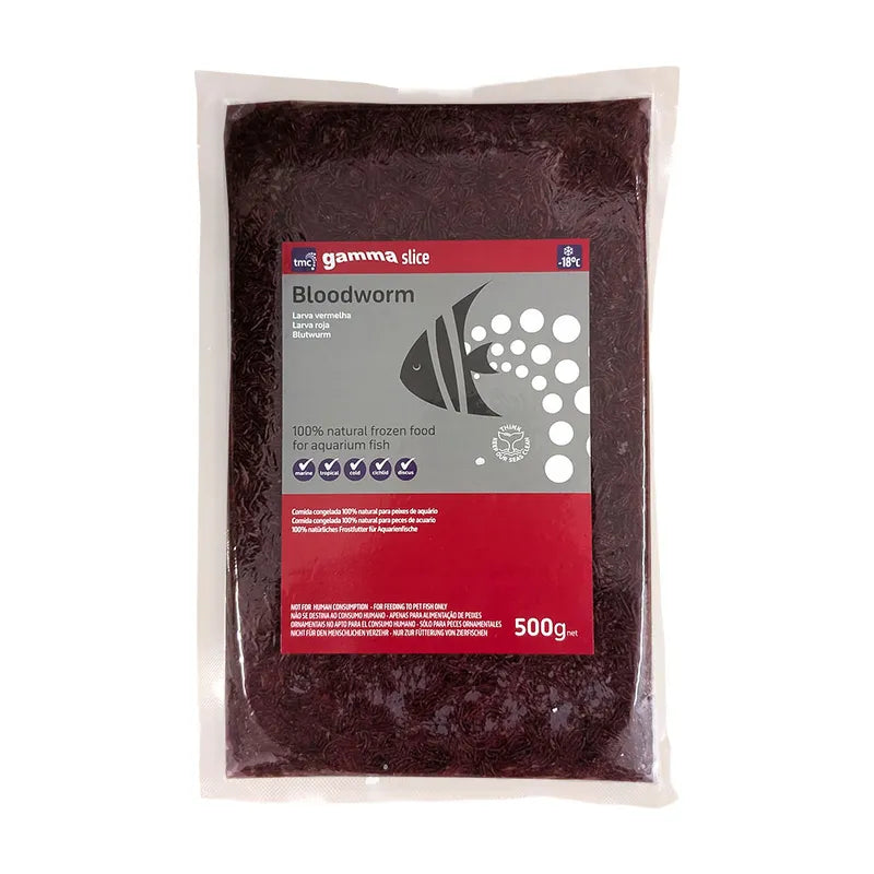 Gamma BloodWorms Concetrada - Larva de Mosquito Vermelho 500G Placa